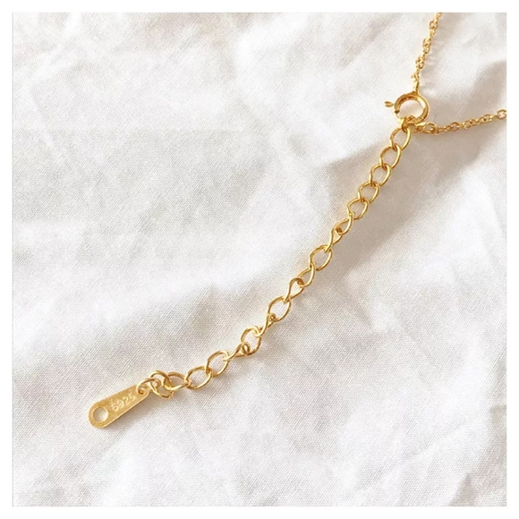 NEW Water Drop Necklace | 18k Gold Vermeil Over Sterling Silver - Picture 12 of 14